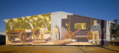 Hopes Wheelwrights  Shop Mural