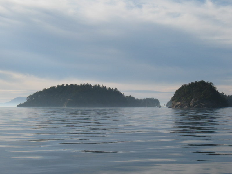 Fossil Bay appears, evening approaching.