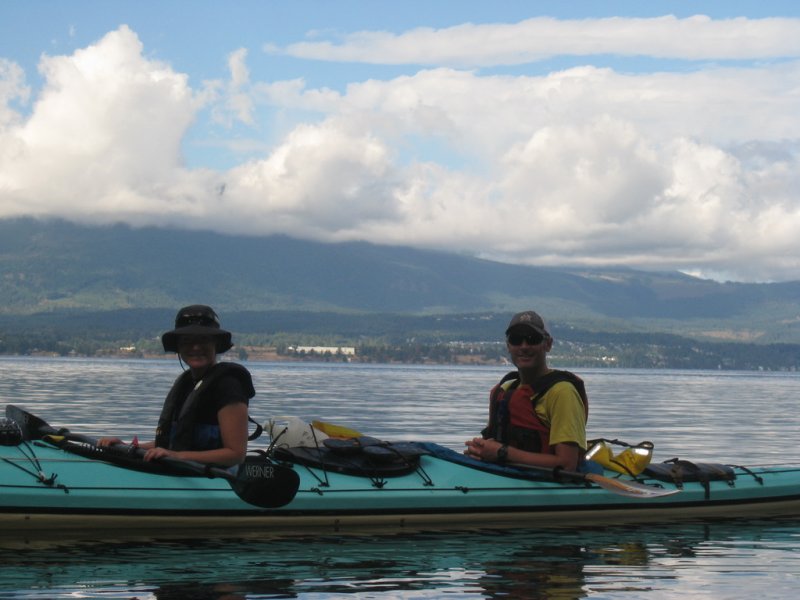 I and S, at launch, third day, en route to circuit of Penelakut.