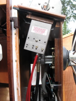 More room underneath than with original single lever control.