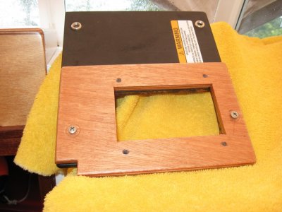 More tee nut stuff:  New helm plate installation.