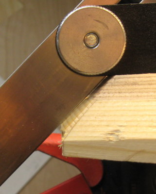 This is a rolling bevel, with a greater angle at the keel than the chine.  Most bevels were simpler.