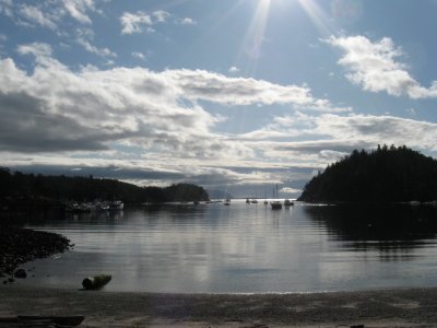 Looking east over Fossil Bay, morning shot.