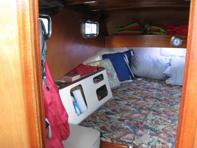 Cabin enlarged from stock layout.