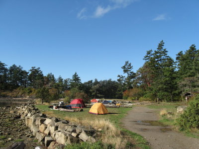 Scouts in group camp.