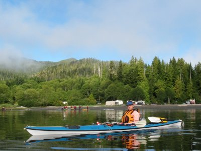 Jan off Toquart Bay launch area.