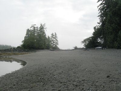 Everybody is gone, chased away by an incoming front.  Rained all night and the next day, so we stayed in camp.