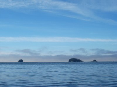 And, devil fog offshore, outside Loudoun Channel.