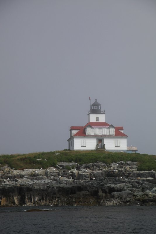 Isolated lighthouse