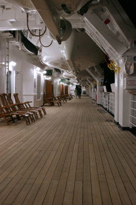 Promenade deck stroll