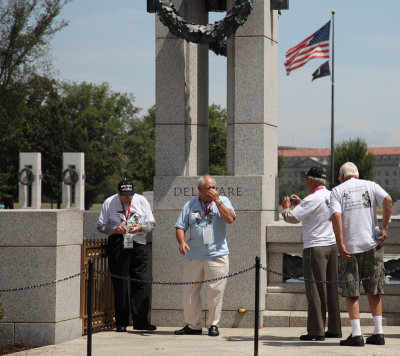Remembering at the WWII Memorial