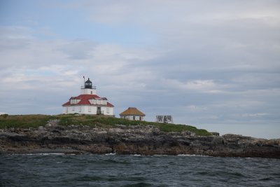 We took a tour of lighthouses from a small boat
