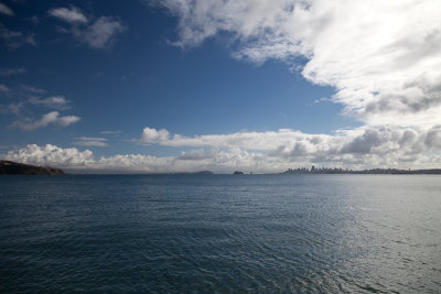 We are now back home in Sausalito looking at that view