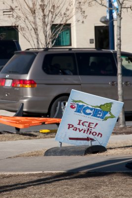 And went to the Ice show with a blown over sign