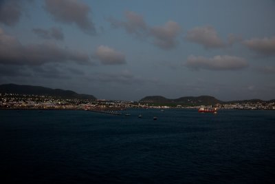And the harbor at Basseterre