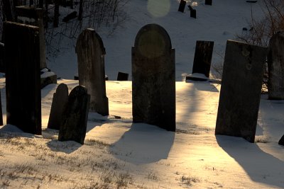 Canterbury Village Cemetery, Winter 2