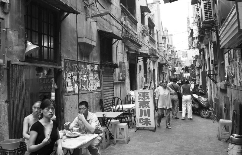 old alley in Wuhan