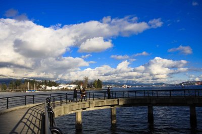 winding bridge, Vancouver