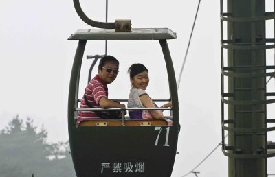 cable car in the air, Tianzhu mountain