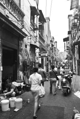 old alley in Wuhan