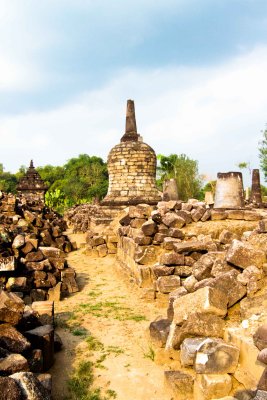 Plaosan Temple ruins