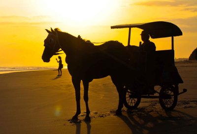 Our ride along Parangtritis Beach