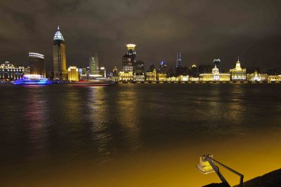 on the bank of Huangpu river