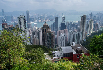 Victoria Peak Overlooking Hong Kong 