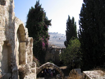 En chemin vers l'Esplanade du Temple (Jerusalem)