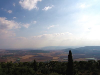  Vue de la valle de Jezreel du Mont Thabor