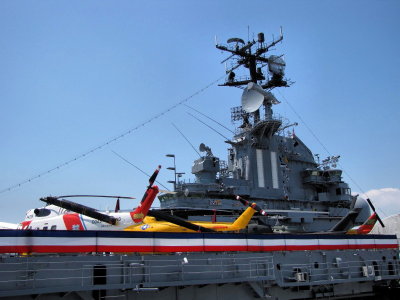 Tour de contrle du USS Intrepid
