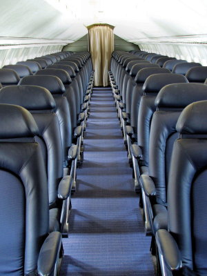 Cabine des passagers du Concorde