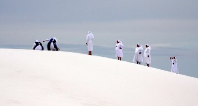 WHITE SANDS NATIONAL MONUMENT NEW MEXICO - SCENES ON THE DUNES.JPG