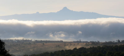 MOUNT KENYA - SEEN FROM NEAR ABERDERES NATIONAL PARK KENYA - TREETOPS LODGE (2).JPG