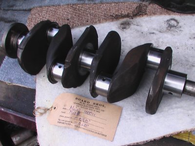 803cc reground crankshaft.