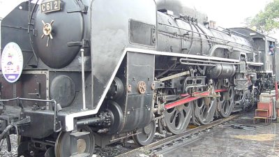 C612 Japan Steam Engine Kyoto