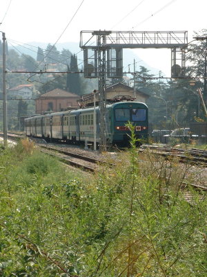 Italian electric train.