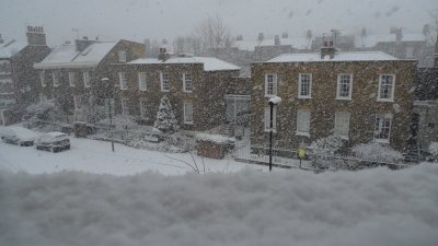 The snow that fell on London Christmas 2010.