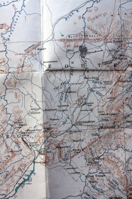 From War Office map of Transvaal  1906 - wider view