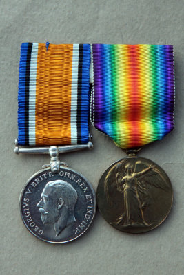 Capt Lawrence Goldthorps WW1 medals