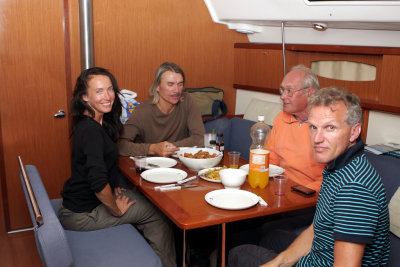 Dinner aboard