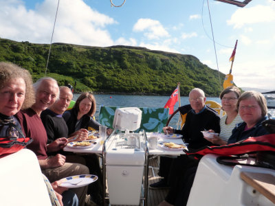 Dinner in Portree (by Ruth)