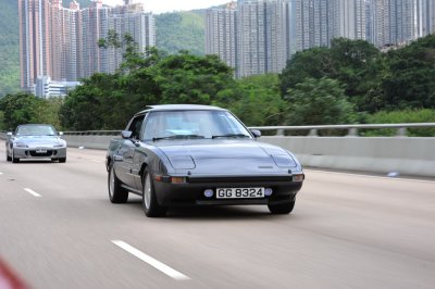 RX7, with a S2000 following