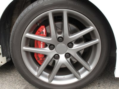 DC5 Brembo Brakes with CL7 Accord Wheels, Spacers needed