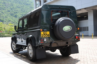 Spare wheel cover is a bit odd looking