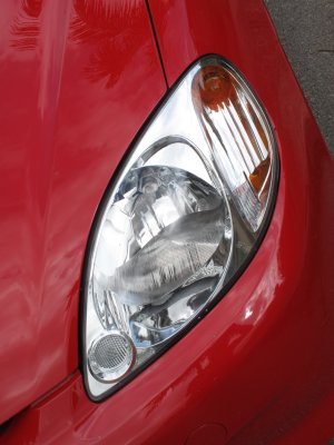 Typical Honda headlights of 2000 year era