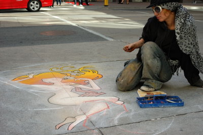 Chalk Artist Jo Lalonde