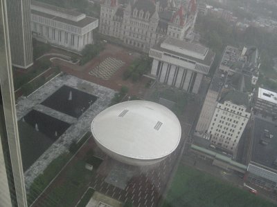 View of The Egg performing arts center