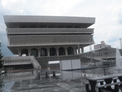 Albany museum and outdoor concert stage