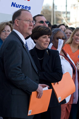 Joe Decker and Dr. Debbie Faulk